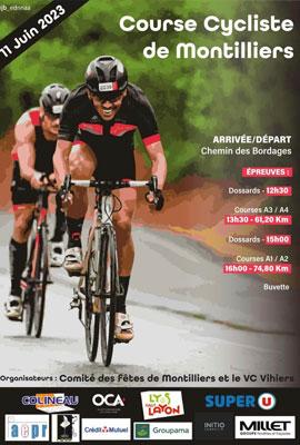 Montilliers. Courses cyclistes