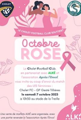 Le Cholet Football Club soutient Octobre Rose
