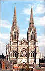 Vue exterieur de l'église Notre-Dame de Cholet