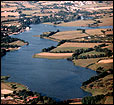 Lac de Ribou - vue arienne