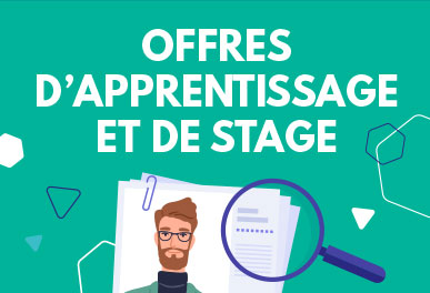 les offres d'apprentissage et de stage