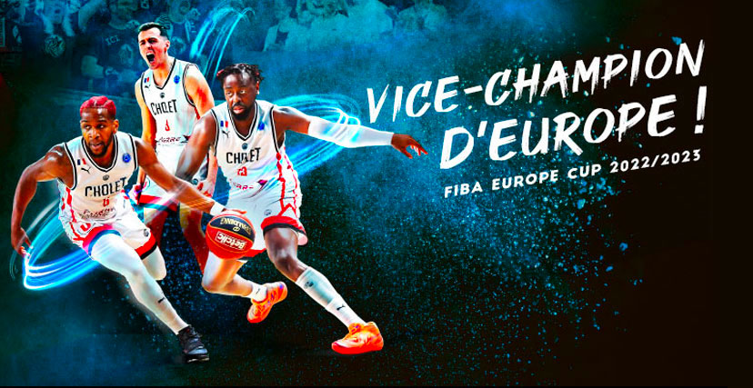Cholet Basket. Vice-Champion d'Europe 2022/2023